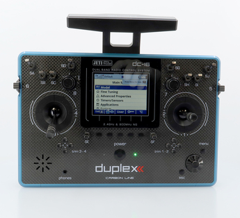 Transmitter Duplex DC-16 II.- Carbon Line Blue lacquered AS