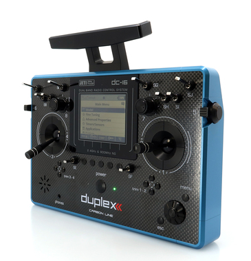 Transmitter Duplex DC-16 II.- Carbon Line Blue lacquered AS