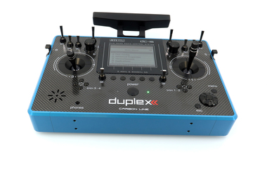 Transmitter Duplex DC-16 II.- Carbon Line Blue lacquered AS