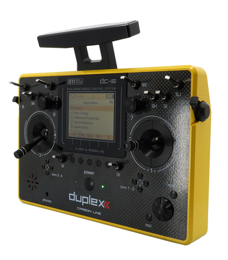 Transmitter Duplex DC-16 II.- Carbon Line Yellow lacquered AS