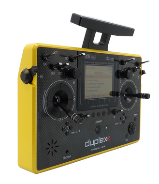 Transmitter Duplex DC-16 II.- Carbon Line Yellow lacquered AS