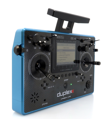 Transmitter Duplex DC-16 II.- Carbon Line Blue lacquered AS